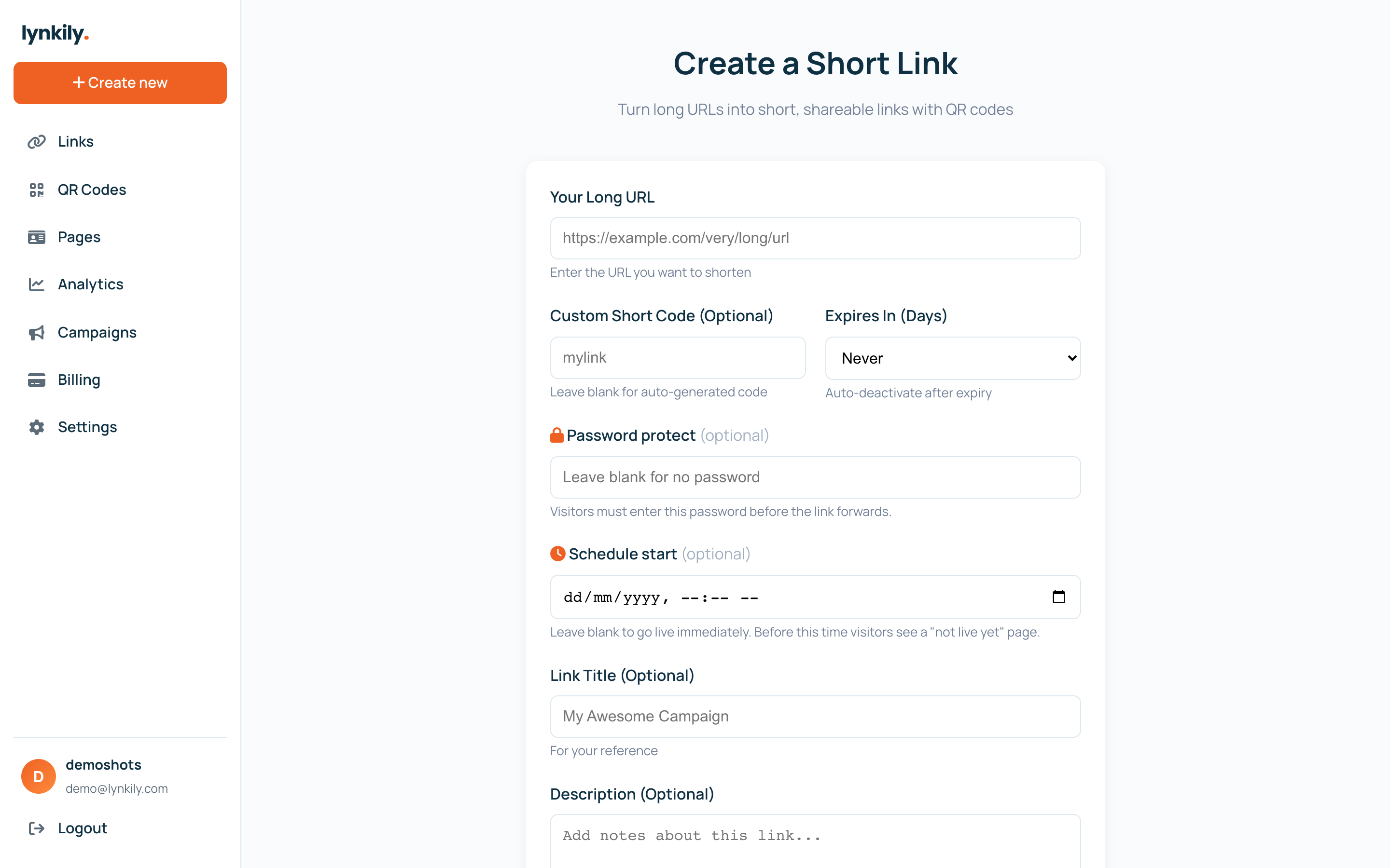 Mobile deep linking screenshot